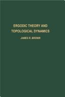 Cover of: Ergodic theory and topological dynamics