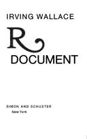 Cover of: The R document: a novel