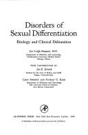 Cover of: Disorders of sexual differentiation: etiology and clinical delineation