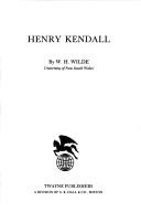 Cover of: Henry Kendall