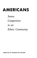 Cover of: Polish Americans: status competition in an ethnic community