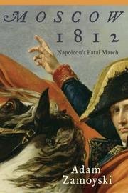 Cover of: Moscow 1812: Napoleon's fatal march