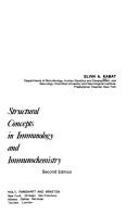 Cover of: Structural concepts in immunology and immunochemistry