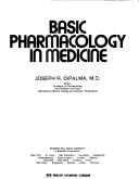 Cover of: Basic pharmacology in medicine by Joseph R. DiPalma