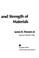 Cover of: Technical statics and strength of materials