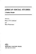 Cover of: African social studies by edited by Peter C. W. Gutkind and Peter Waterman.