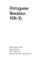 Cover of: Portuguese revolution, 1974-76 by edited by Lester A. Sobel ; writer, Christ Hunt ; indexer, Grace M. Ferrara.