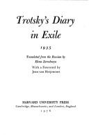 Cover of: Diary in exile, 1935