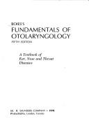 Cover of: Boies's Fundamentals of otolaryngology: a textbook of ear, nose, and throat diseases