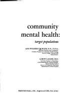 Cover of: Community mental health: target populations