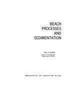 Cover of: Beach processes and sedimentation, by Paul D. Komar