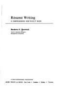 Résumé writing by Burdette E. Bostwick