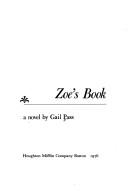 Cover of: Zoe's book: a novel