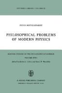 Cover of: Philosophical problems of modern physics