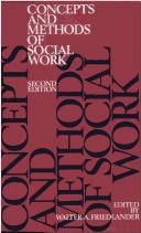 Cover of: Concepts and methods of social work by Walter A. Friedlander,editor.