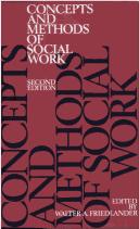 Cover of: Concepts and methods of social work