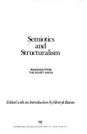 Cover of: Semiotics and structuralism: readings from the Soviet Union
