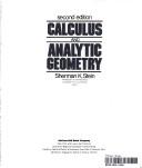Cover of: Calculus and analytic geometry