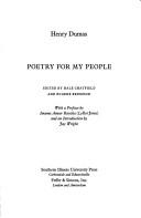 Cover of: Poetry for my people.