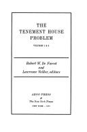Cover of: The tenement house problem.