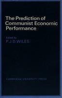 Cover of: prediction of communist economic performance
