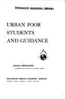 Cover of: Urban poor students and guidance.