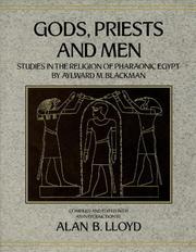 Cover of: Gods, priests, and men by Blackman, Aylward M.