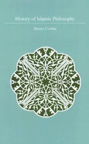 Cover of: History of Islamic philosophy by Corbin, Henry.