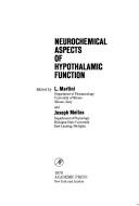 Cover of: Neurochemical aspects of hypothalamic function.