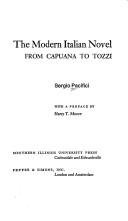 The modern Italian novel from Capuana to Tozzi by Sergio Pacifici