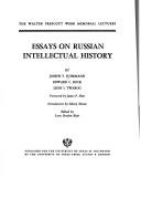 Cover of: Essays on Russian intellectual history