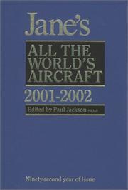 Cover of: Jane's All the World's Aircraft by 