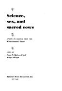 Cover of: Science, sex, and sacred cows by James V. McConnell