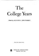 Cover of: The college years.
