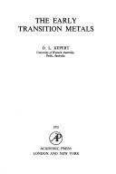 Cover of: The early transition metals