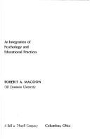 Cover of: Educational psychology; an integration of psychology and educational practices