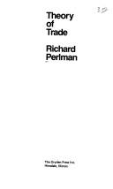Cover of: Theory of trade. by Richard Perlman