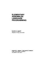 Cover of: Elementary assembler language programming