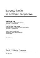 Cover of: Personal health in ecologic perspective