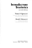 Introductory statistics by Thomas H. Wonnacott, Ronald J. Wonnacott