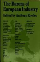 The barons of European industry by Rowley, Anthony