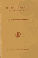 Cover of: Aphrodite's Entry into Greek Epic: Mnemosyne, Bibliotheca Classica Batava : Supplementum