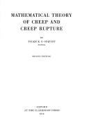 Cover of: Mathematical theory of creep and creep rupture by Folke Karl Gustaf Odqvist