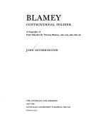 Cover of: Blamey, controversial soldier by John Aikman Hetherington