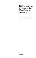 Cover of: Social change in Australia: readings in sociology