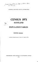 Census 1971, Scotland by Great Britain. General Register Office (Scotland)