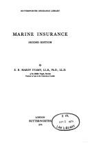Marine insurance by E. R. Hardy Ivamy