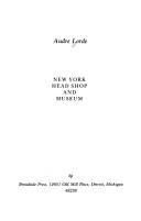 Cover of: New York head shop and museum