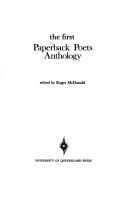 Cover of: The First paperback poets anthology