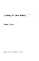 Cover of: Amenity and urban planning